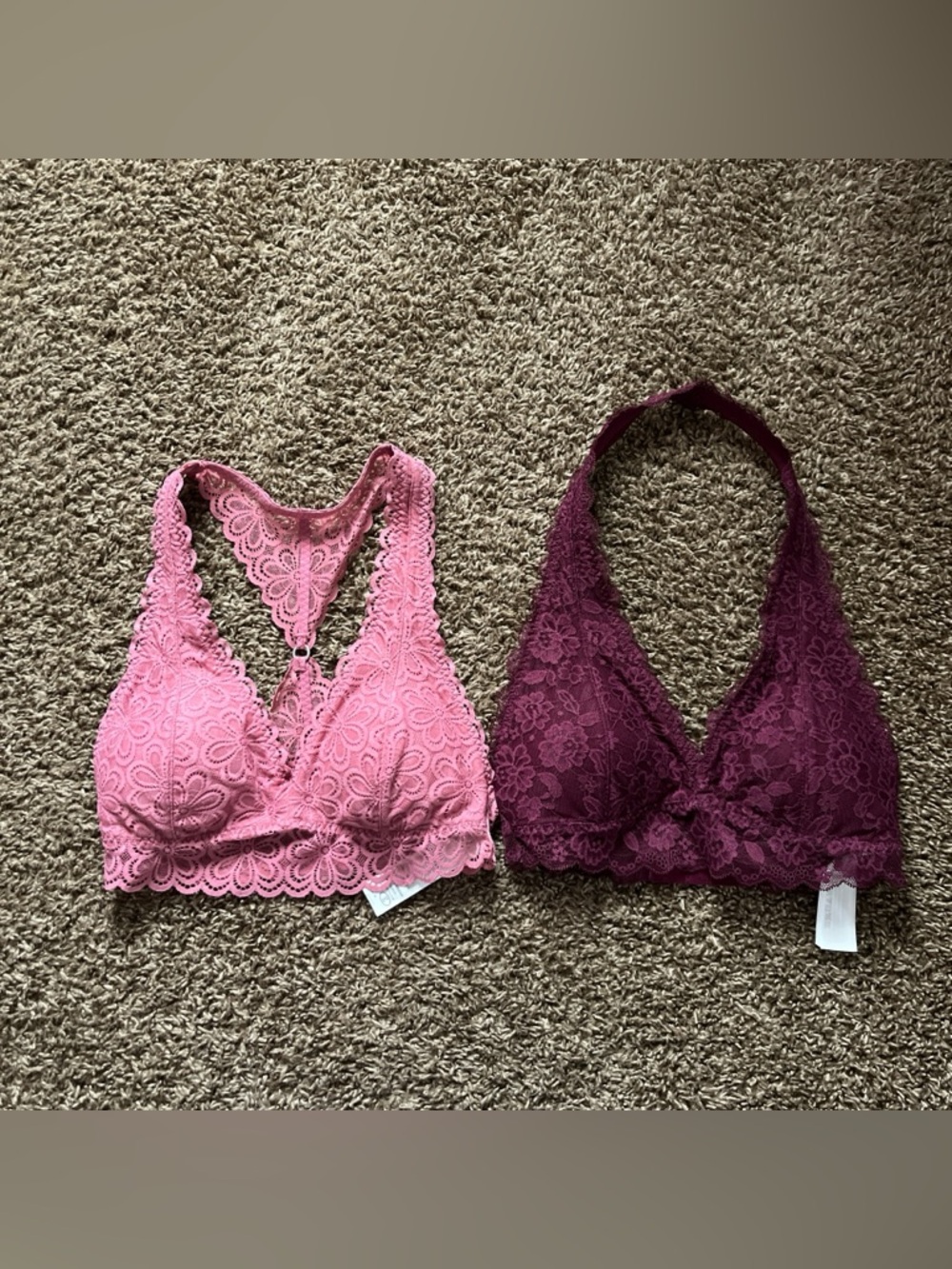 Hollister Lace Halter Bralettes